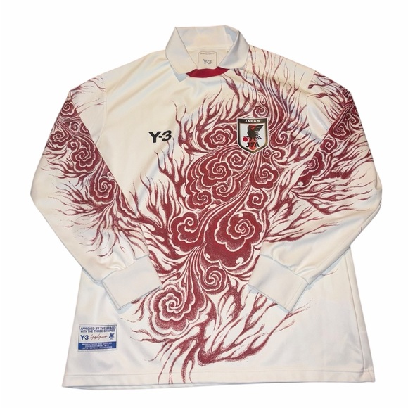 Y-3 Japan mens M white long sleeve jersey